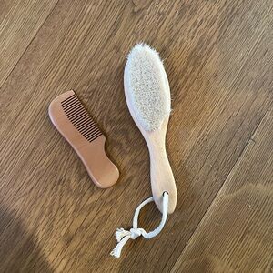 Wooden Baby Brush and Comb Set